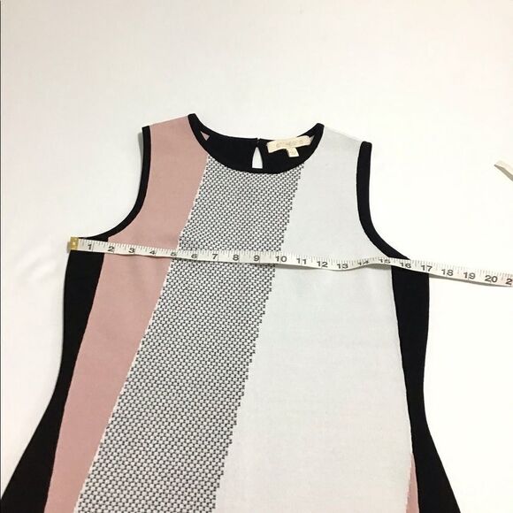 Etcetera Sleeveless Color Block Knit Dress Size S - Picture 9 of 11